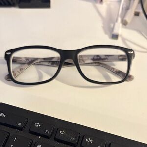 Ray-Ban Black and Gray Eyeglasses